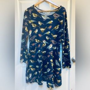 Bird Dress with pockets! Size Medium/Large Woman’s Fun Outfit